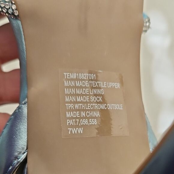 Torrid Blue Strappy Heels with Bow Detail - Picture 12 of 16